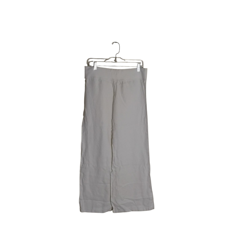 Lilly Pulitzer Medium White Wide Leg Pants Women’s Drawstring Waist Resort Wear” - Picture 2 of 4